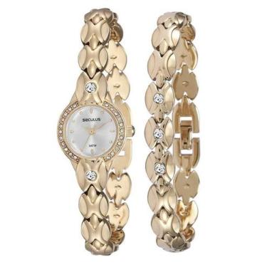 Imagem de Relógio Seculus Feminino Analógico 20455Lpskdb1K1 - Seculus Relógios