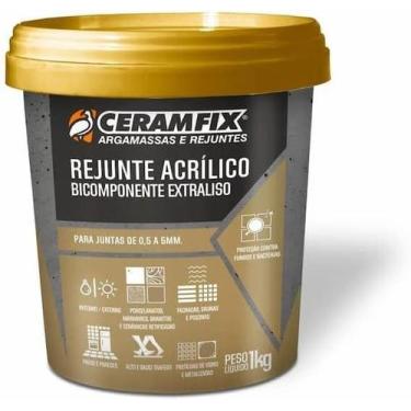 Imagem de Rejunte acrílico grafite (novo) bicomp 1kg - ceramfix