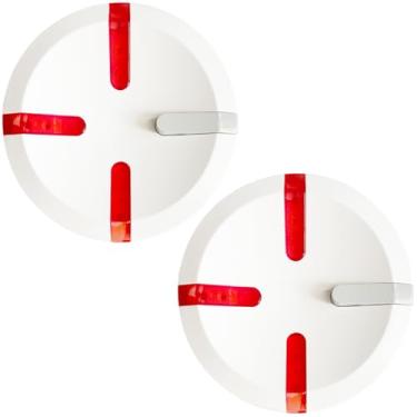 Imagem de HENGLIANG Conjunto de tampa de cubo para Segway Ninebot S, Ninebot S-PRO, acessórios de scooter elétrica com autoequilíbrio inteligente (branco)