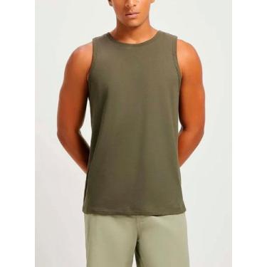 Imagem de Camiseta Regata Hering 0111 Masculina World Algodão T. P/XXG, P, Nat, 