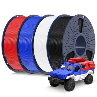 Imagem de Filamento de impressora 3D SUNLU PLA 1,75 mm  0,02 mm Pacote de 4 kg