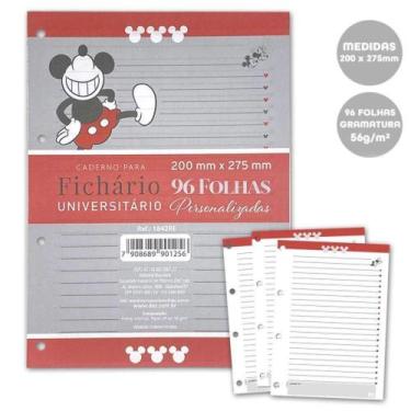Imagem de Refil Fichário Universitário Mickey e Minnie 1842RE - DAC