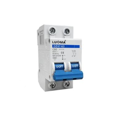 Imagem de Disjuntor din bipolar 80a lukma