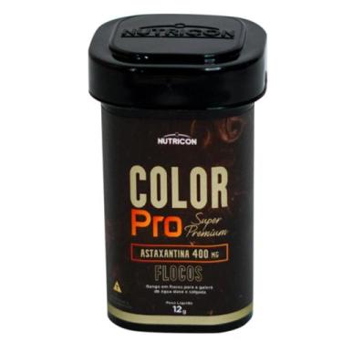 Imagem de Ração Nutricon Color Pro Flocos 12g