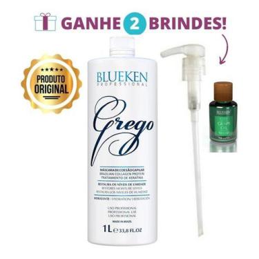 Imagem de Escova Progressiva Grego Sem Formol Blueken Gloss - 1l