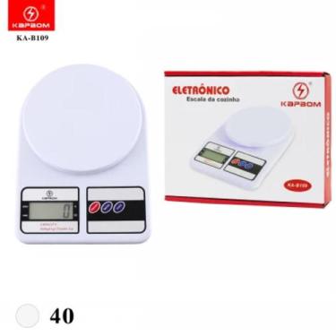 Imagem de Balança Digital de Precisão Cozinha 10kg Nutrição e Dieta - Kapbom