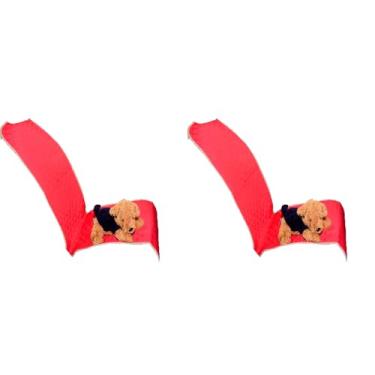 Imagem de Capa Protetora para Banco de Carro, Impermeável Universal, Dianteiro e Traseiro, Unidade e Kits de 2 e 3 Peças, Microfibra Matelada (Vermelho, Kit 2 Pçs Dianteiro Padrão)