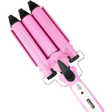 Imagem de Cabelos Ondulados de Salão em Minutos! Modelador Trio-Ondas Profissional Efeito Praia com Praticidade!