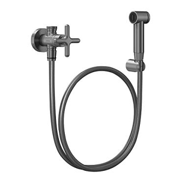 Imagem de Ducha Higiênica Registro Derivação Gat Liss Grafite Escovado