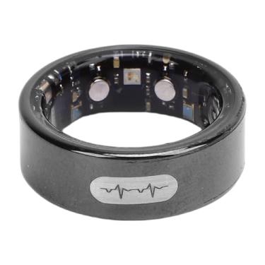 Imagem de Heayzoki Anel Inteligente para Homens, Ring Rastreador de Fitness de Saúde à Prova de água IP68 Com Vários Modos Esportivos, Conexão BT, Observação de Dados Remotos, Longa Duração da (12#)