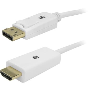 Imagem de Cabo Displayport para HDMI 5+ 075-88212 2M com Trava Branco
