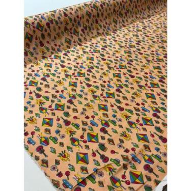 Imagem de 3M tecido chita, chitão 100% poliéster ou (3,00m x 1,50m ) - Impacto t