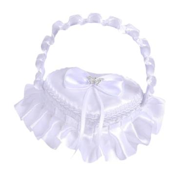 Imagem de oshhni Caixa para porta-alianças, cesta para madrinhas, acessórios para noivas, cesta para porta-alianças, para floristas, Style D