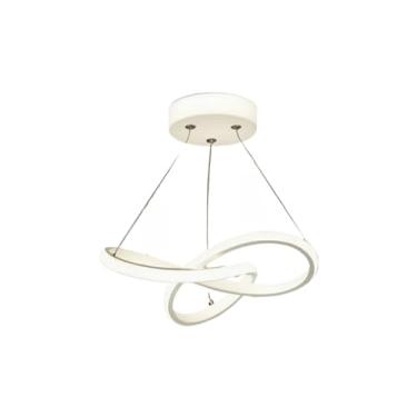 Imagem de 3 Cores Luminária De Teto Pendente Led Moderna Lustre para Corredor Sala Quarto Cozinha 127V/220V(Estilo A/Branco (110V-220V))