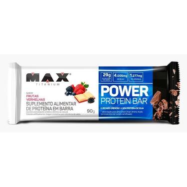 Imagem de Power Protein Bar 90g (Unidade) - Max Titanium-Unissex