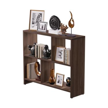 Imagem de Rack Nicho Aparador Nogal para TV Sala Quarto Escritorio