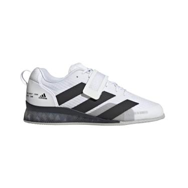 Imagem de adidas Treinador de peso Adipower 3 Cross Trainer unissex, Ftwr Branco/Core Preto/Cinza Dois, 15 Women/15 Men