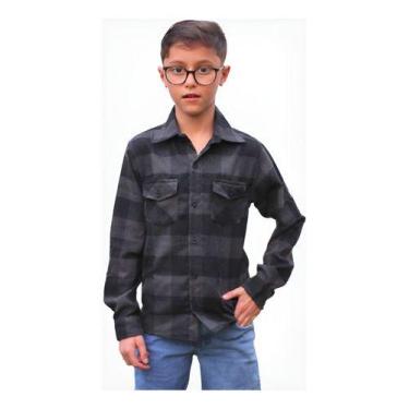 Imagem de Camisa Flanela Xadrez Cowboy Infantil E Juvenil 1 Ao 16. - Maximus, Gr