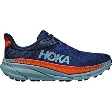 Imagem de HOKA Tênis de corrida masculino Challenger 7 Trail Runners, Bellwether Azul, 39