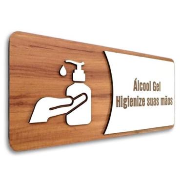 Imagem de Placa De Sinalização - Uso de Álcool Gel - Victare