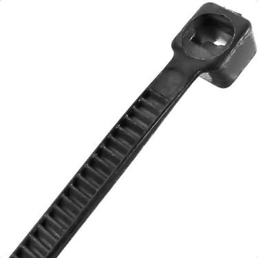 Imagem de Abraçadeira Cinta Plastica Chicote 15cm Preta - Pacote com 100 peças -