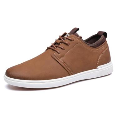 Imagem de DECARSDZ Sapatos Casuais Masculinos Da Moda, Calçados Para Homens, Tênis Clássico De Negócios, Marrom Caminhada