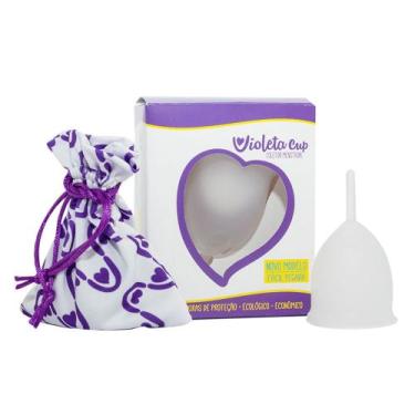 Imagem de Coletor Menstrual Violeta Cup - Transparente Tipo A, 1 Un