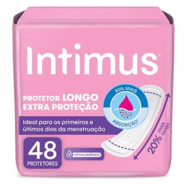 Imagem de Absorvente Intimus Protetor Diário Extra Proteção Longo 48 Unidades