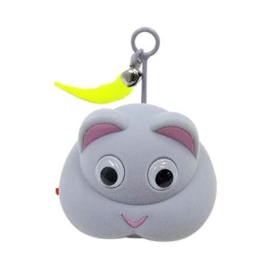 Imagem de Ioensy Brinquedo interativo para gatos, para exercícios internos e externos, ratos eletrônicos, ativados por movimento, brinquedos automáticos para gatos, Cinza