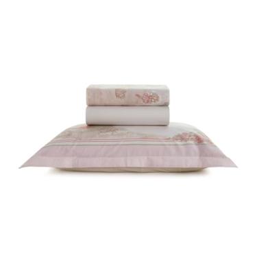 Imagem de Jogo de Lençol Solteiro Karsten Infantil Percal 200 fios 100% Algodão Estampado com Virol 3 peças (Jardim)