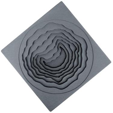 Imagem de Cinzeiro de cimento criativo cinzeiro de forma única ornamentos personalizados adequados para bar de hotel, sala de estar, quarto (branco/cinza)