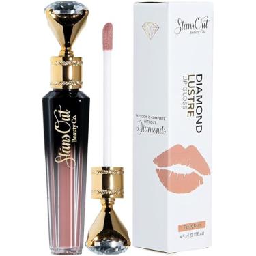 Imagem de StansOut Beauty Diamond Lustre Fancy Bare Hidratante Labial | Lindas cores suaves e hidratantes | Tons para naturalmente gordo e beicinho, acabamentos claros brilhantes e opções brilhantes