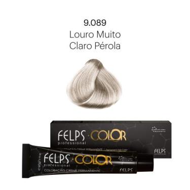 Imagem de Coloração Profissional Felps Color Louro Muito Claro Pérola Matizador 