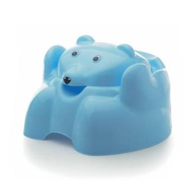 Imagem de Troninho Penico Vaso Sanitário Infantil Urso Azul - Adoleta Bebê - Ado