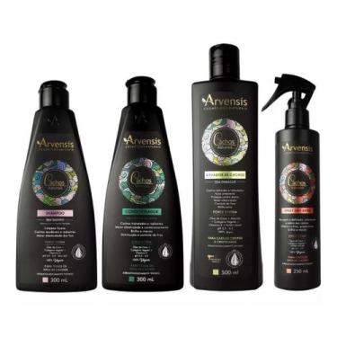 Imagem de Kit Arvensis Cachos Shampoo Cond. Ativador Crespo Day After