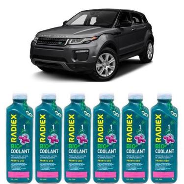 Imagem de Kit aditivo radiador bio coolant pronto para uso rosa - range rover ev