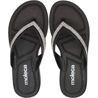 Imagem de Tamanco Rasteiro Moleca Tira com Strass Feminino