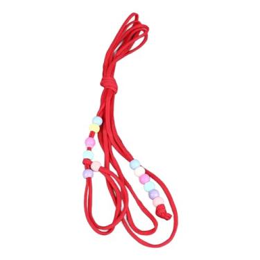 Imagem de aqxreight Coleira de Réptil Ajustável para Lagartos e Pequenos Animais de Estimação Corda de Tração de Nylon Confortável para Hamsters e Coelhos Barbudos (Vermelho)