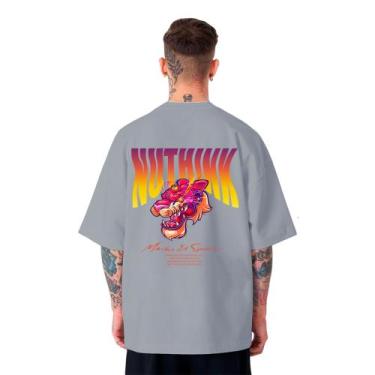 Imagem de Camiseta Unissex Oversized Tigre Japonês Geek Nerd - FSL.CONF, Terraco