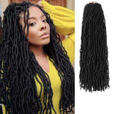 Imagem de Crochet Hair Soft Locs Faux Locs 24 polegadas, 6 pacotes para mulheres