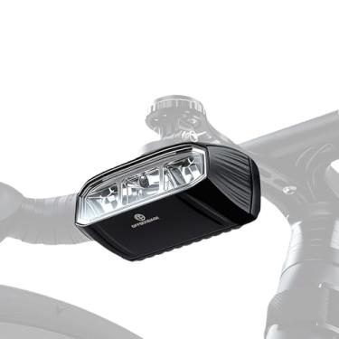 Imagem de OFFBONDAGE Barra de luz para farol Ebike 830/1080 lúmens, luzes dianteiras de LED para ciclismo noturno, recarregável, IP65, à prova d'água, 2 opções de montagem