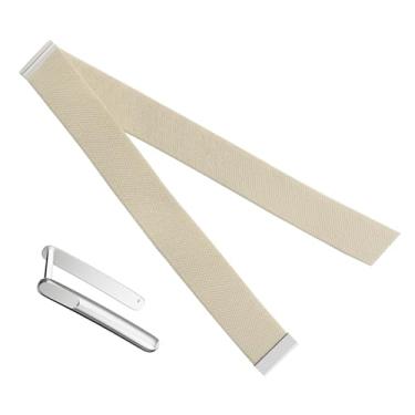 Imagem de Fitcent Pulseira de bíceps SuperKnit ajustável compatível com WHOOP 5.0 WHOOP One + Peak/MG LIFE, pulseiras de bíceps de nylon macio com aço inoxidável em forma de U para pulseiras WHOOP LIFE ECG