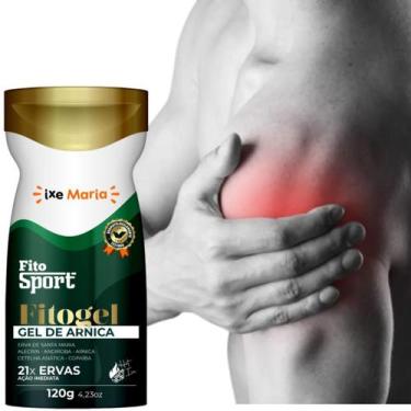 Imagem de Gel massageador de Arnica FitoSport Alivia dores e combate pequenas Lu