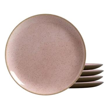 Imagem de Jogo De Pratos Raso Cerâmica Kit 4Pcs 29Cm Dominica Alleanza