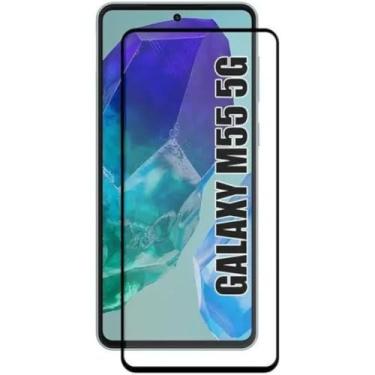 Imagem de [GL CASES] Película Samsung Galaxy M55 Vidro Temperado Anti Risco 3D 9H Proteção Pelicula Samsung Galaxy M55 Com Cobertura Total Da Tela + Kit Limpeza Para Aplicação Livre De Bolhas