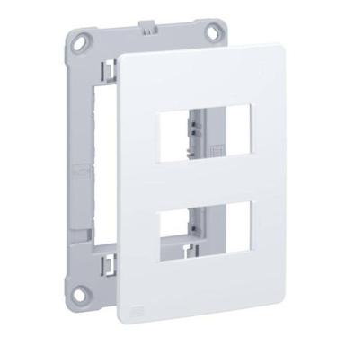 Imagem de Placa + Suporte 4X2 2 Posição Branco Weg Esatta