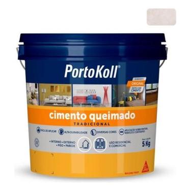 Imagem de Cimento Queimado Portokoll 5kg Cor Geada