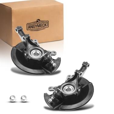 Imagem de AngyMeck Par De Junta De Direção Dianteira Esquerda E Direita E Conjunto De Cubo De Rolamento De Roda Para Honda Civic 2003, 2004 E 2005: Serve Apenas Para L4 1.7L: 698494, 698495, 45255S01A00, 44600