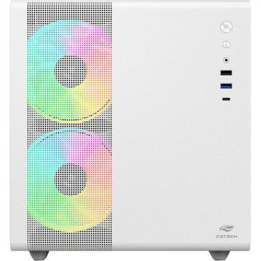 Imagem de Gabinete Gamer C3tech Aquarius Mt-g710 Sem Fans Branco