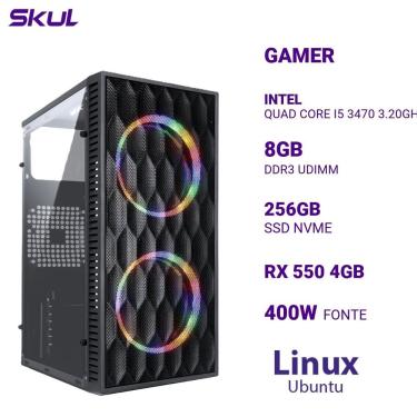 Imagem de Computador 5000 Quad Core I5 3470 3.20ghz 8gb Ddr3 Ssd 256gb Nvme Rx 550 4gb Fonte 400w Linux